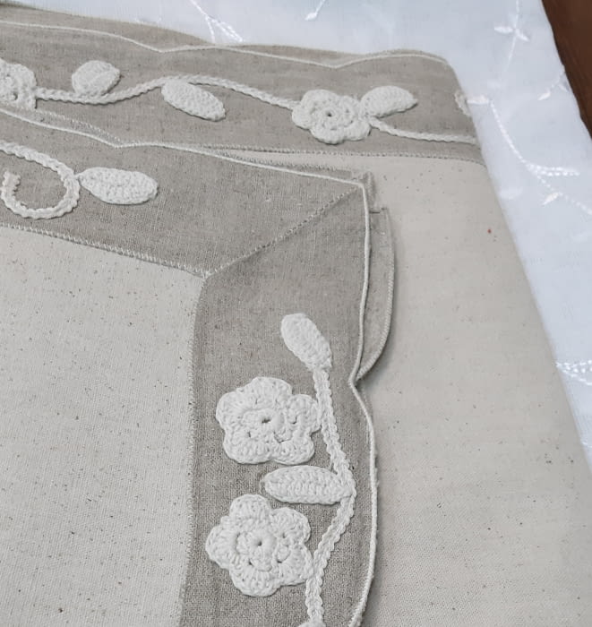 Camino de mesa Beige - 4