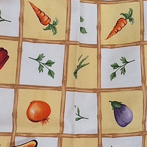 Delantal artesanal frutas Amarillo - 3