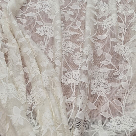 Malla de encaje moderno beige 1,65 x 2,80 m. - 4