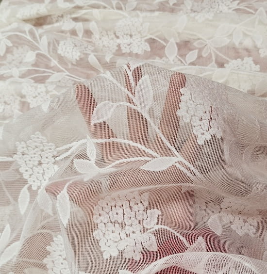 Malla de encaje moderno beige 1,65 x 2,80 m. - 5