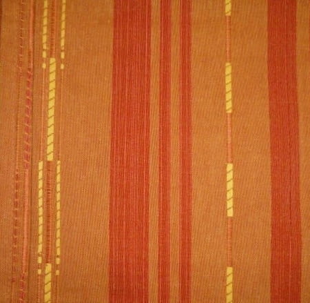 Salva sofás rayas naranja - 1