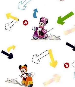 Visillos confeccionados Mickey y Minnie Mouse - 1