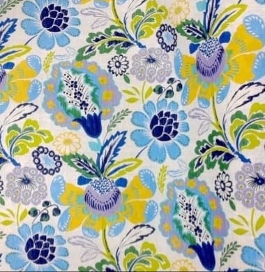 Tela Loneta flores 280