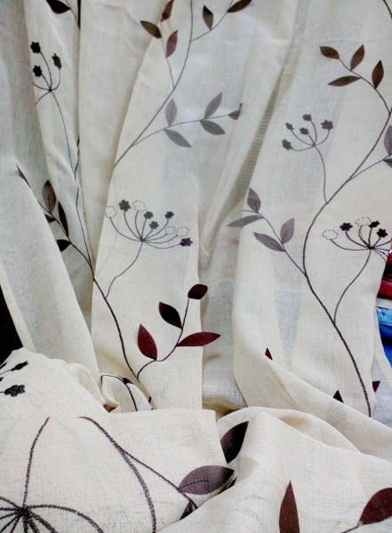 1 Visillo hojas marrón - 3