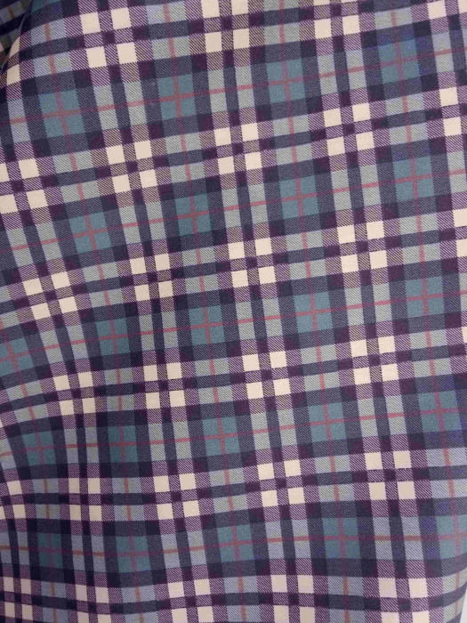 Tela cuadros azul 1,50 x 1,60 metros - 3