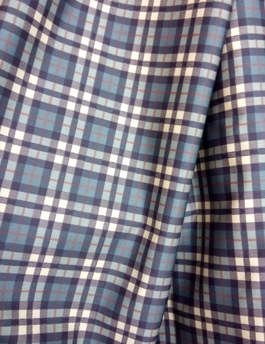 Tela cuadros azul 1,50 x 1,60 metros - 6