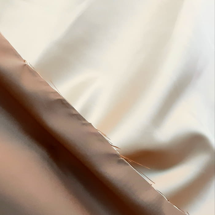 Tela Raso seda beige - 1