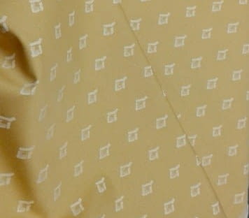 Tela Otomán ocre rombito - 1