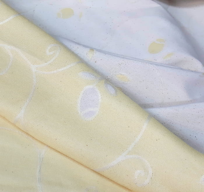 Tela Loneta reversible amarilla 280