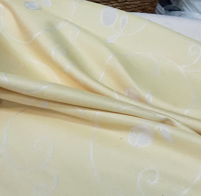 Tela Loneta reversible amarilla 280 - 1