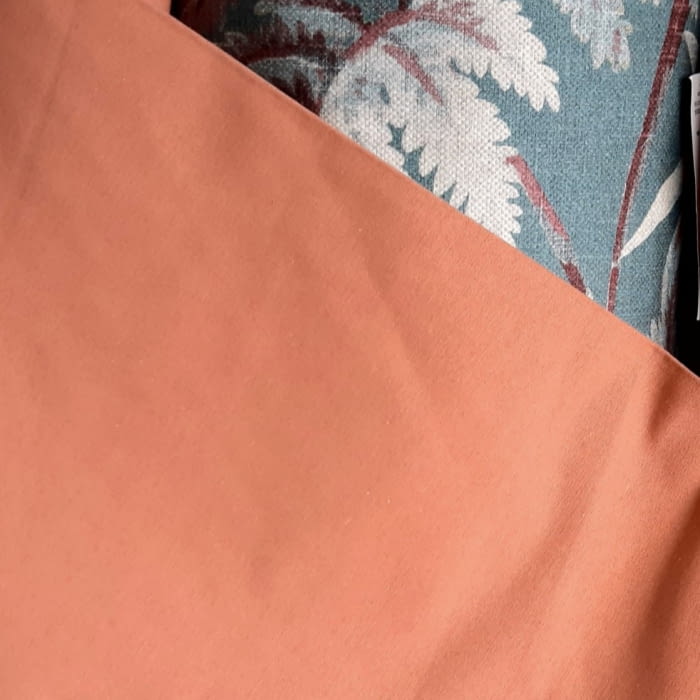 Tela Loneta marrón arcilla