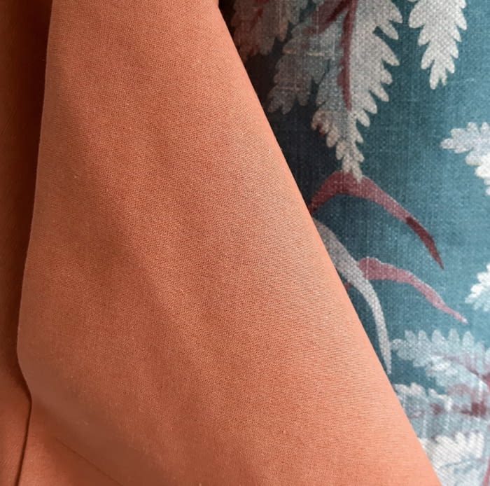 Tela Loneta marrón arcilla - 2