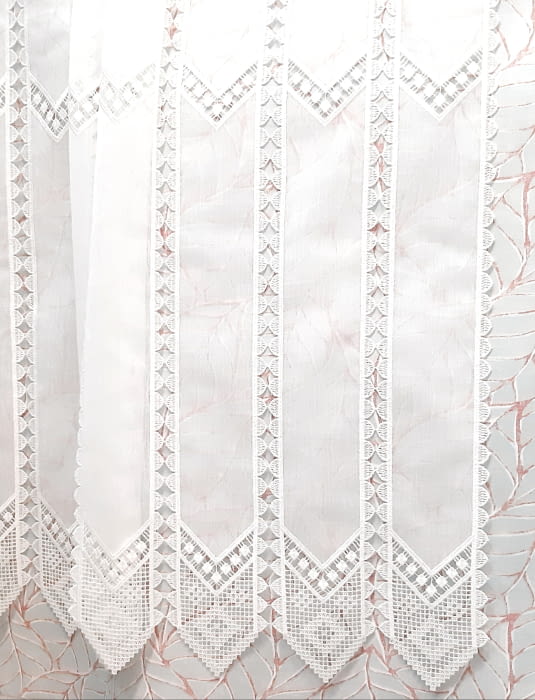 Telas Visillos holandeses confeccionado labrado pico - 3