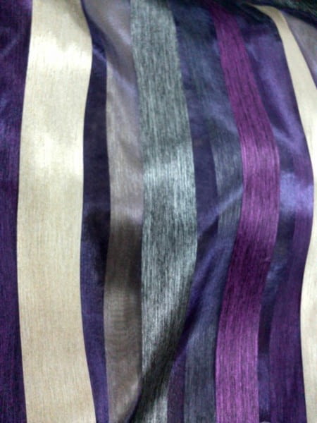 Tela visillo organza seda morada - 7