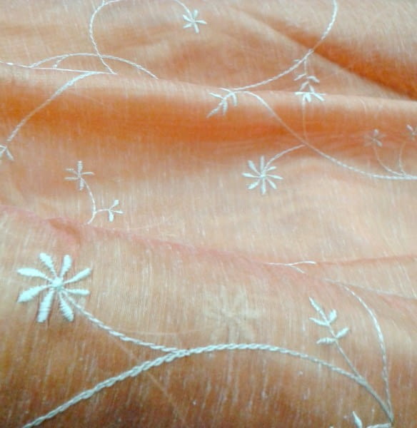 Tela Visillo bordado - 4