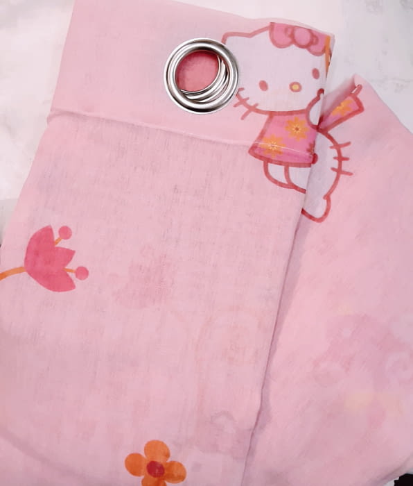 Visillo rosa Hello Kittie - 3