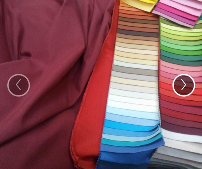 Tela Loneta granate - 2