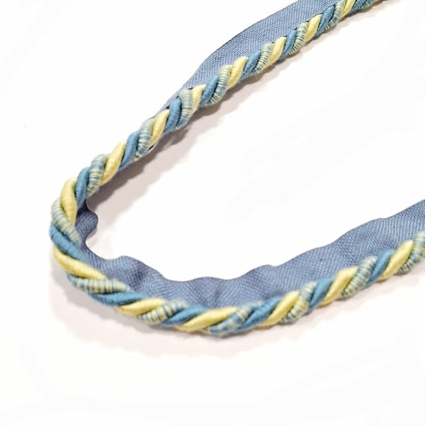 Cordón con pestaña azul y amarillo - 4