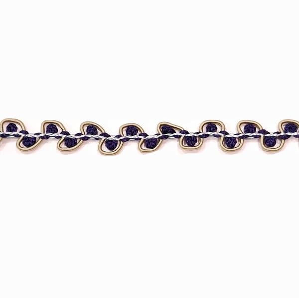 Pasamanería Galón verde y azul - 2