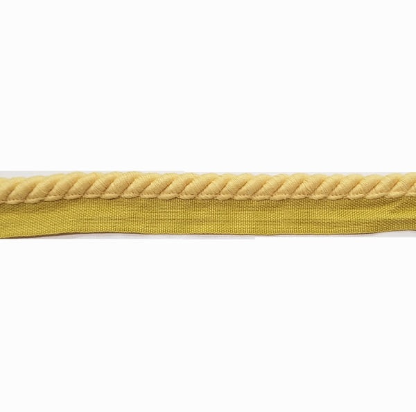 Cordón con pestaña de algodón amarillo - 2