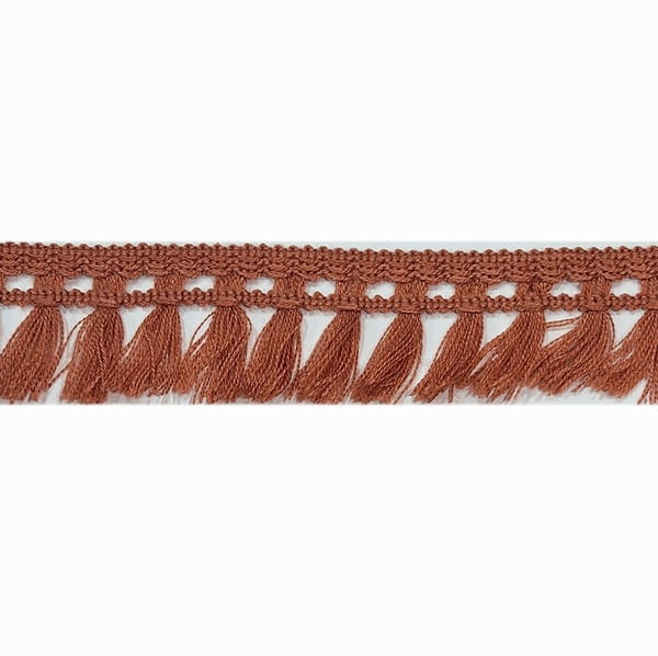 Flecos marrón rosado