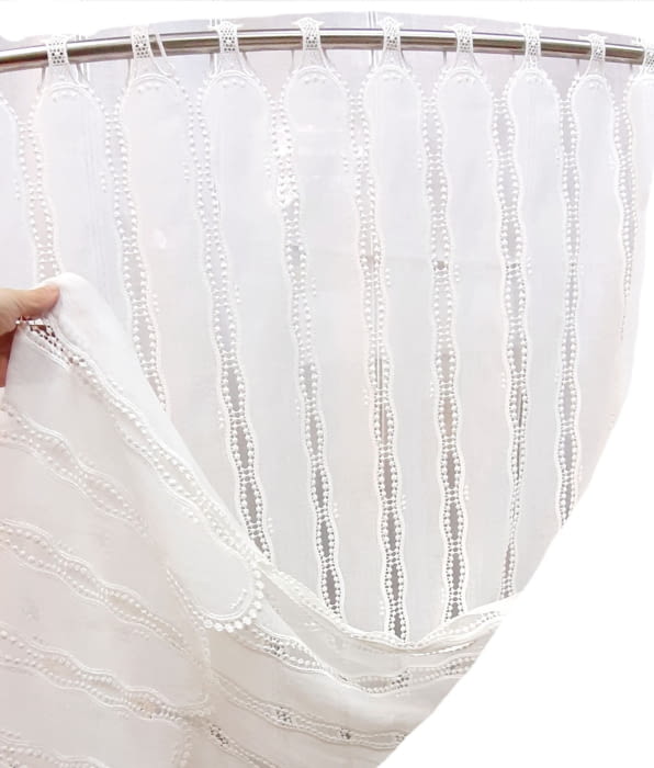 Tela Visillo holandés confeccionado altura 150