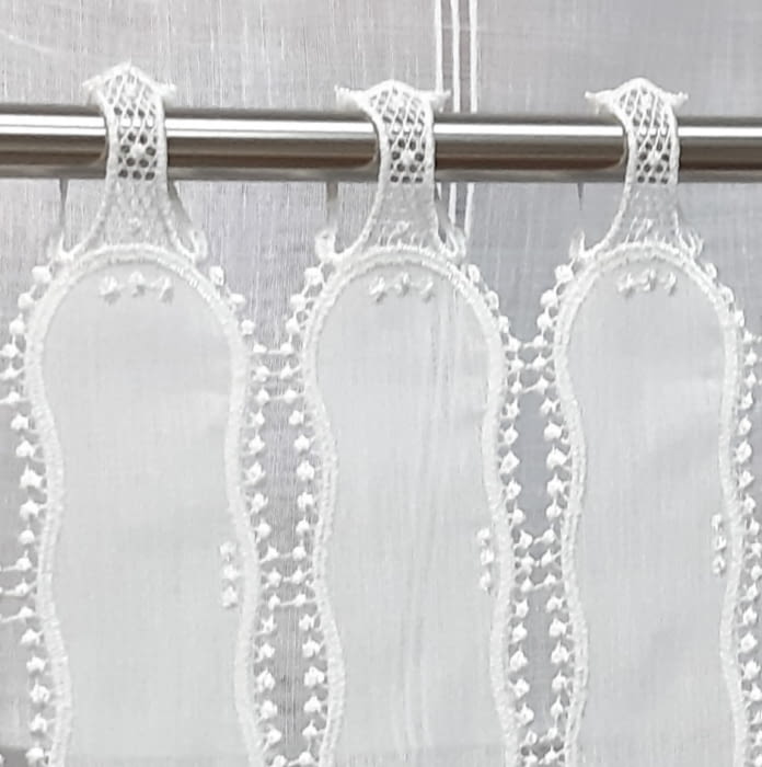 Tela Visillo holandés confeccionado altura 150 - 1