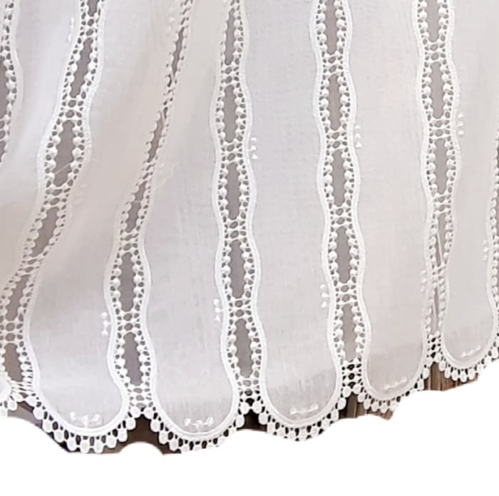 Tela Visillo holandés confeccionado altura 150 - 6