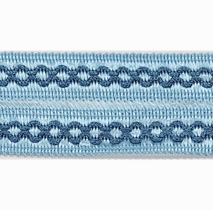 Galón doble azul turquesa - 2