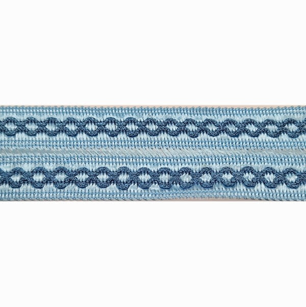 Galón doble azul turquesa - 3
