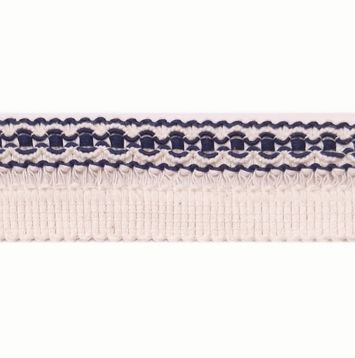 Galón azul y crudo de algodón - 2