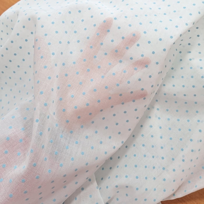 Tela Plumeti turquesa - 1