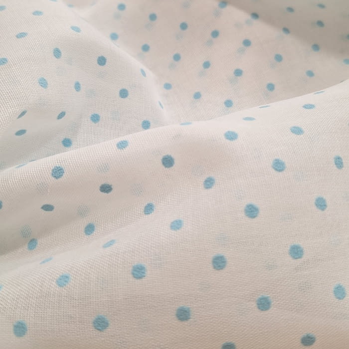 Tela Plumeti turquesa - 4