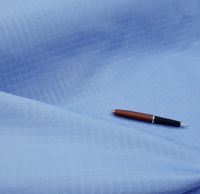 Tela piqué azul 280