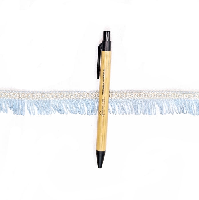 Flecos pequeños azules y beige - 2