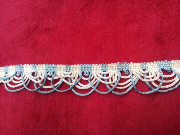 Pasamanería ondas azules - 2