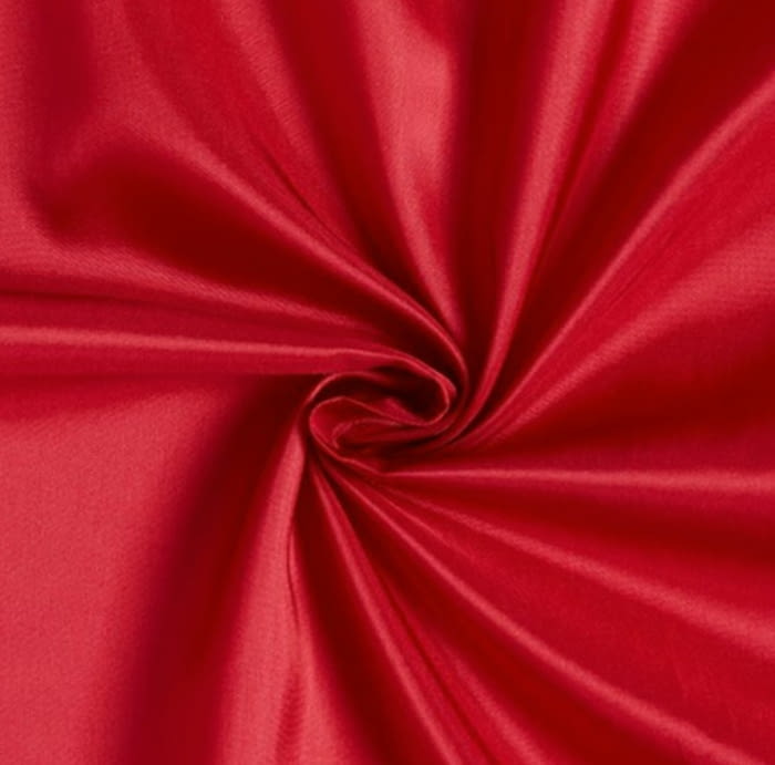 Tela Forro seda rojo