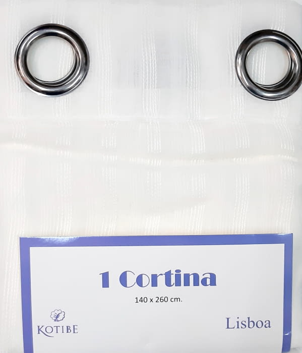 1 Visillo Lisboa blanco - 1