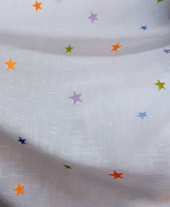 Tela Visillo estrellitas - 4