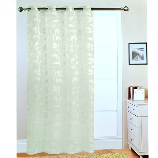 Visillos organza hojas Rocío - 7