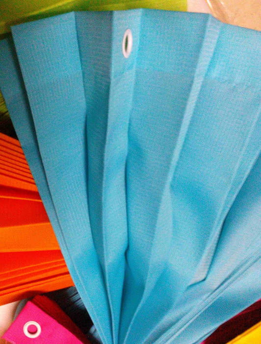 Cortina baño lisas plisadas - 2