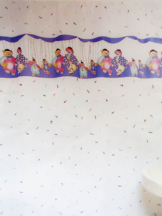 Cortina baño payasos - 1