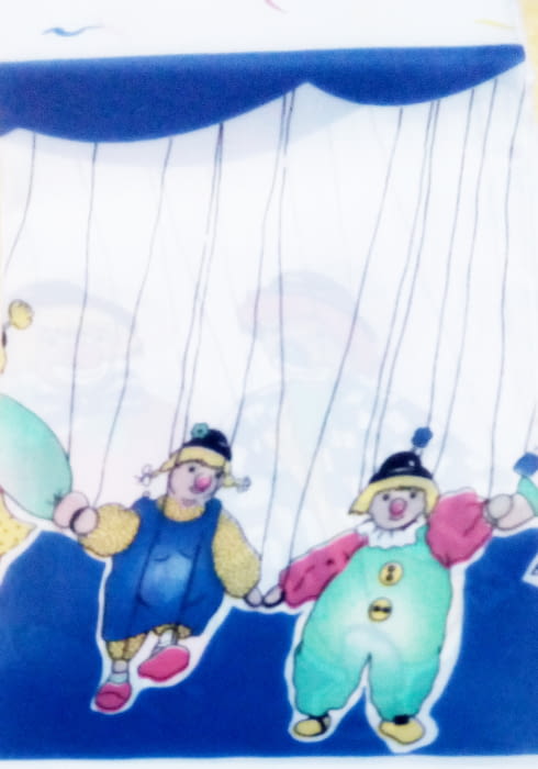 Cortina baño payasos - 3