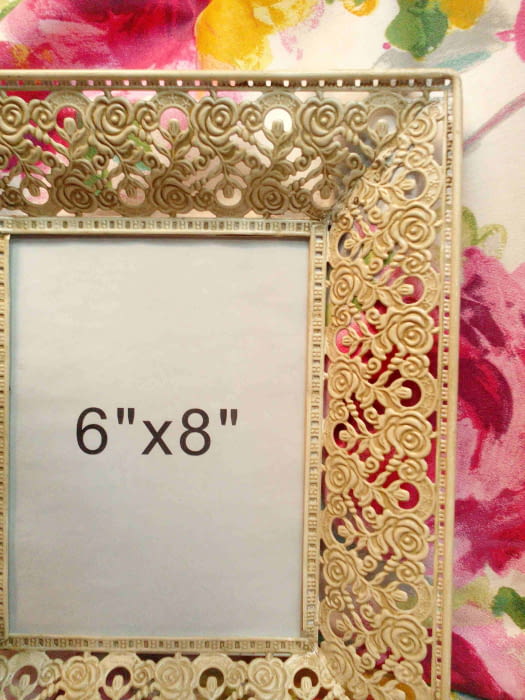 Marco de fotos forja cristal 13 x 18 cm - 1