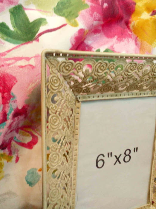 Marco de fotos forja cristal 13 x 18 cm - 3