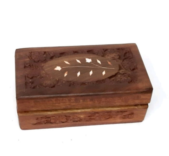 CAJAS MADERA TALLADA - 2