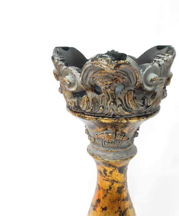 PORTAVELAS DORADO - 1