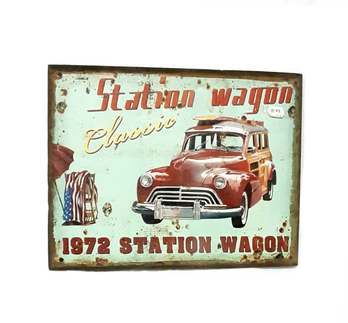 CUADRO vintage COCHE ANTIGUO - 2