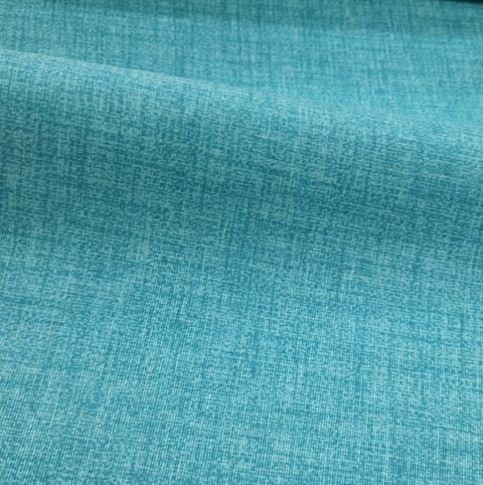 Tela lisa azul turquesa jaspeada - 4