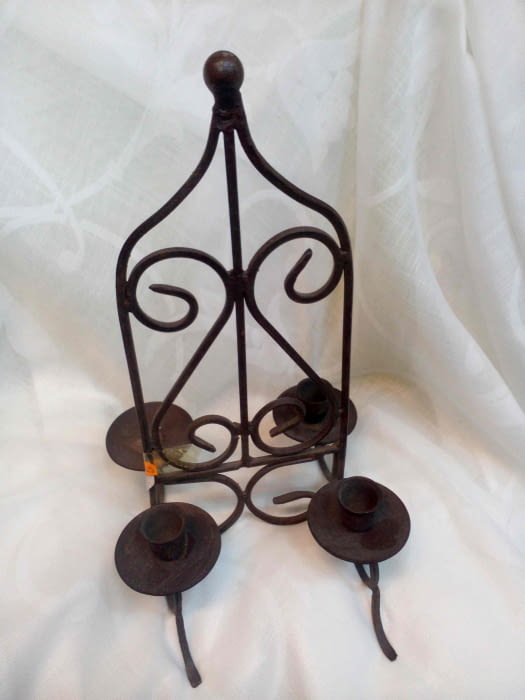 CANDELABRO HIERRO FUNDIDO